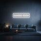 néon led gaming room blanc