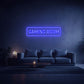 néon led gaming room bleu