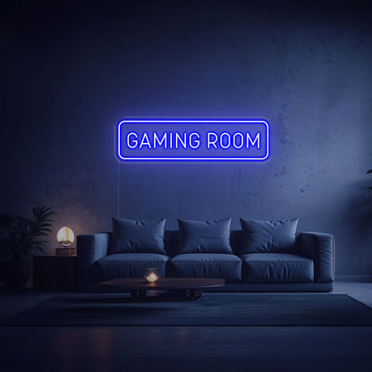 néon led gaming room bleu