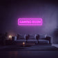 néon led gaming room rose