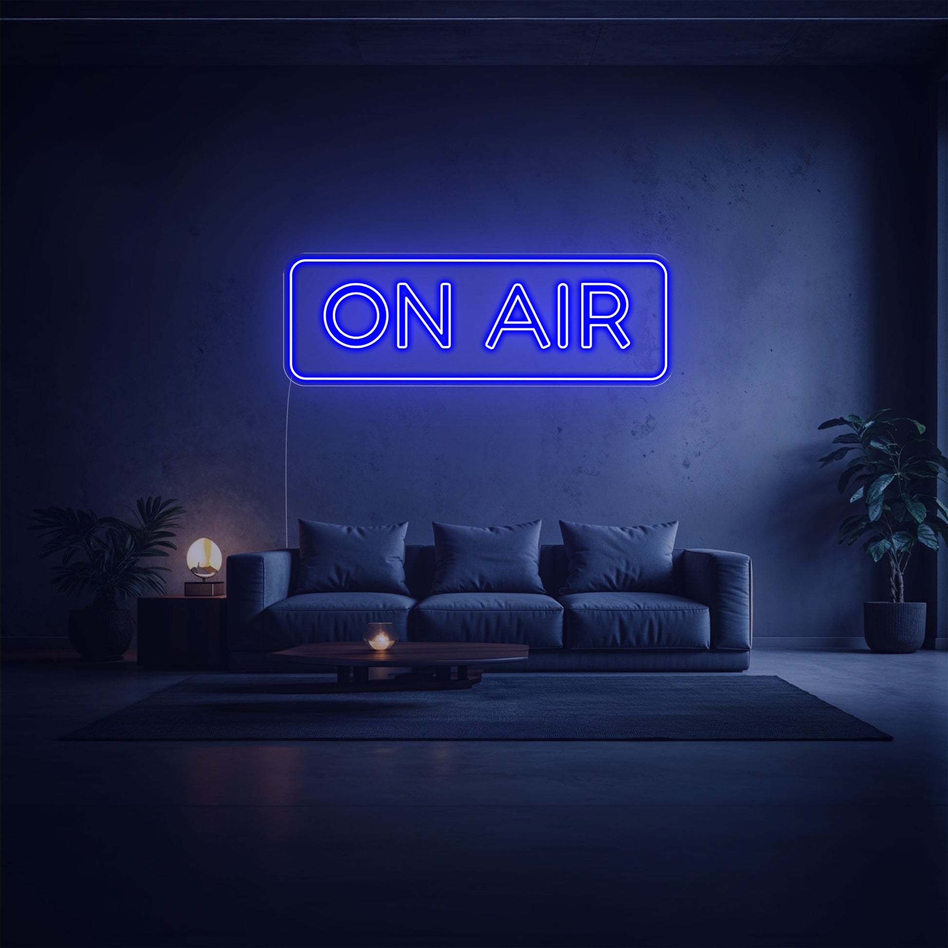 Néon led on air bleu