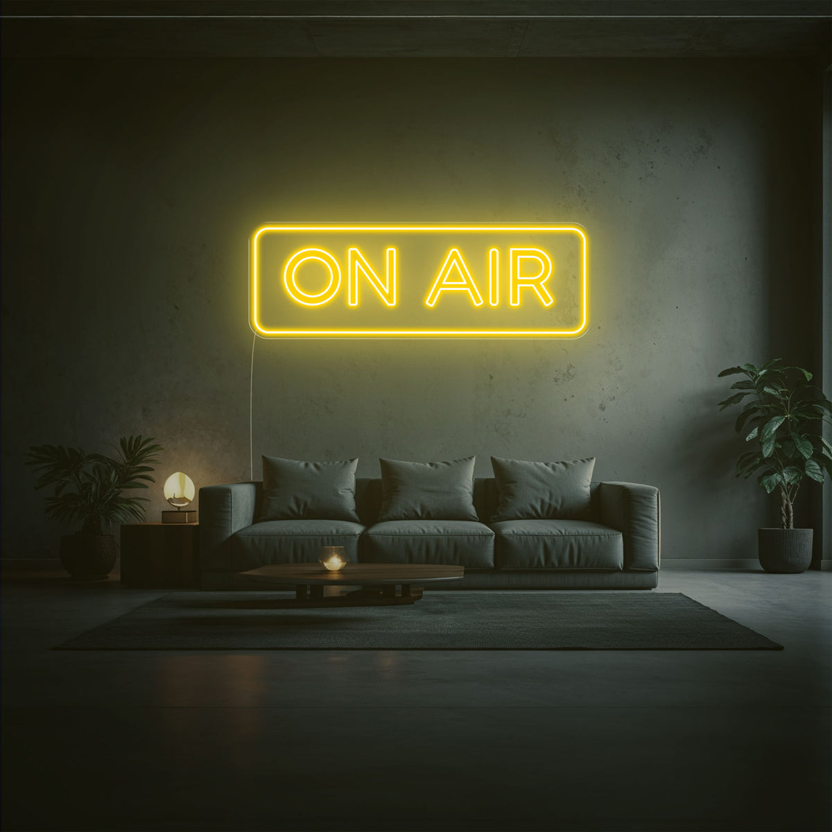Néon led on air jaune
