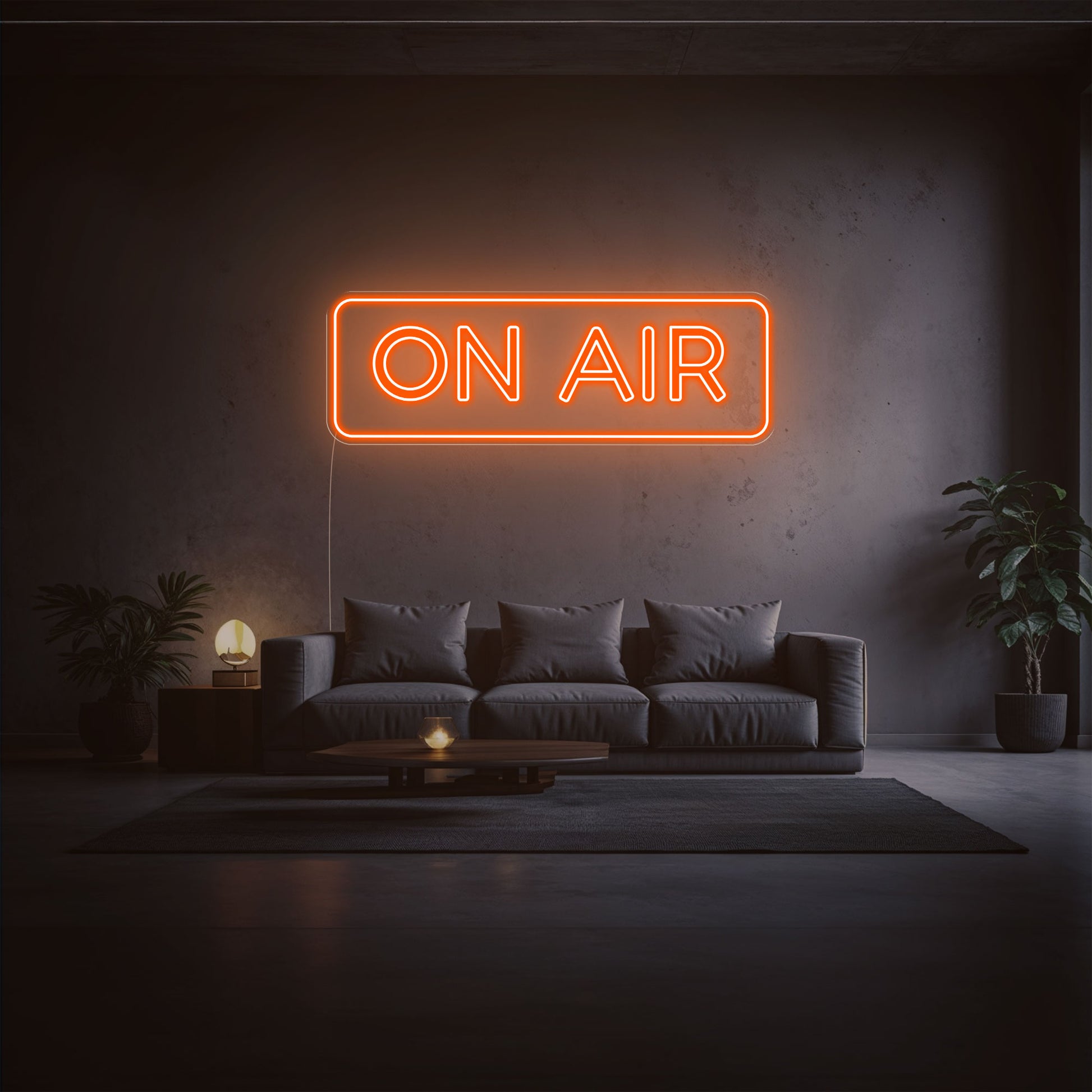 Néon led on air orange
