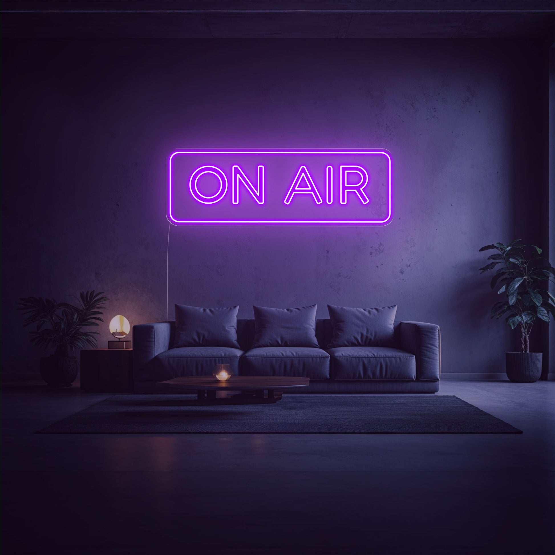 Néon led on air violet
