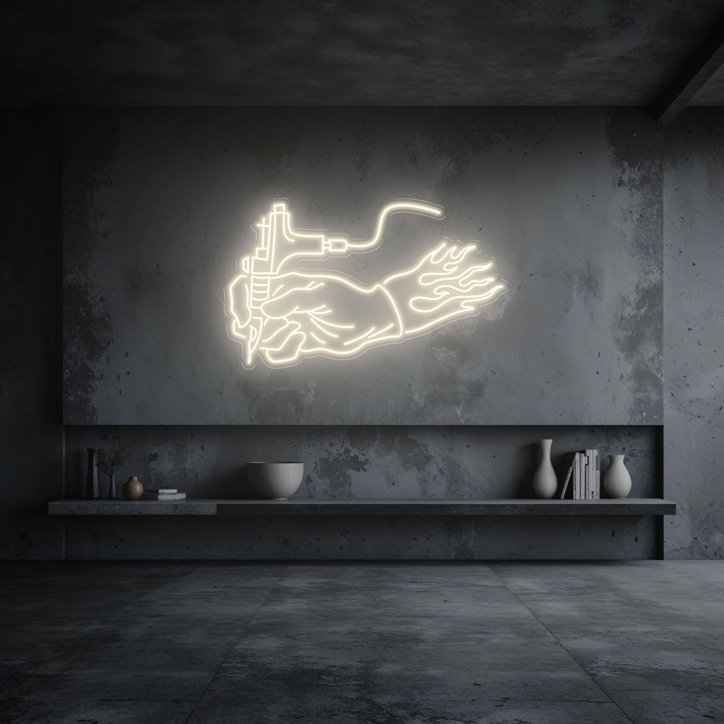 néon led tatouage blanc chaud