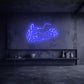 néon led tatouage bleu