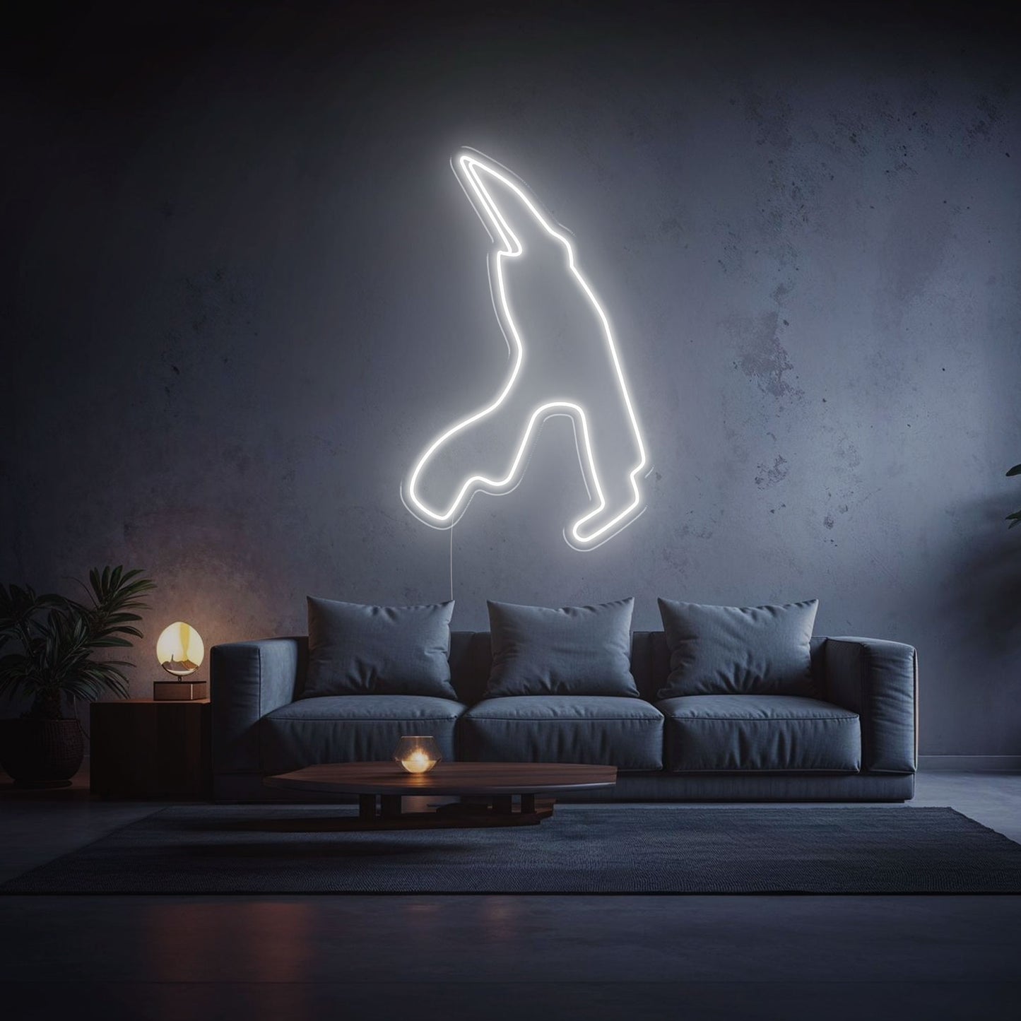 Neon Circuit de Spa-Francorchamps  blanc