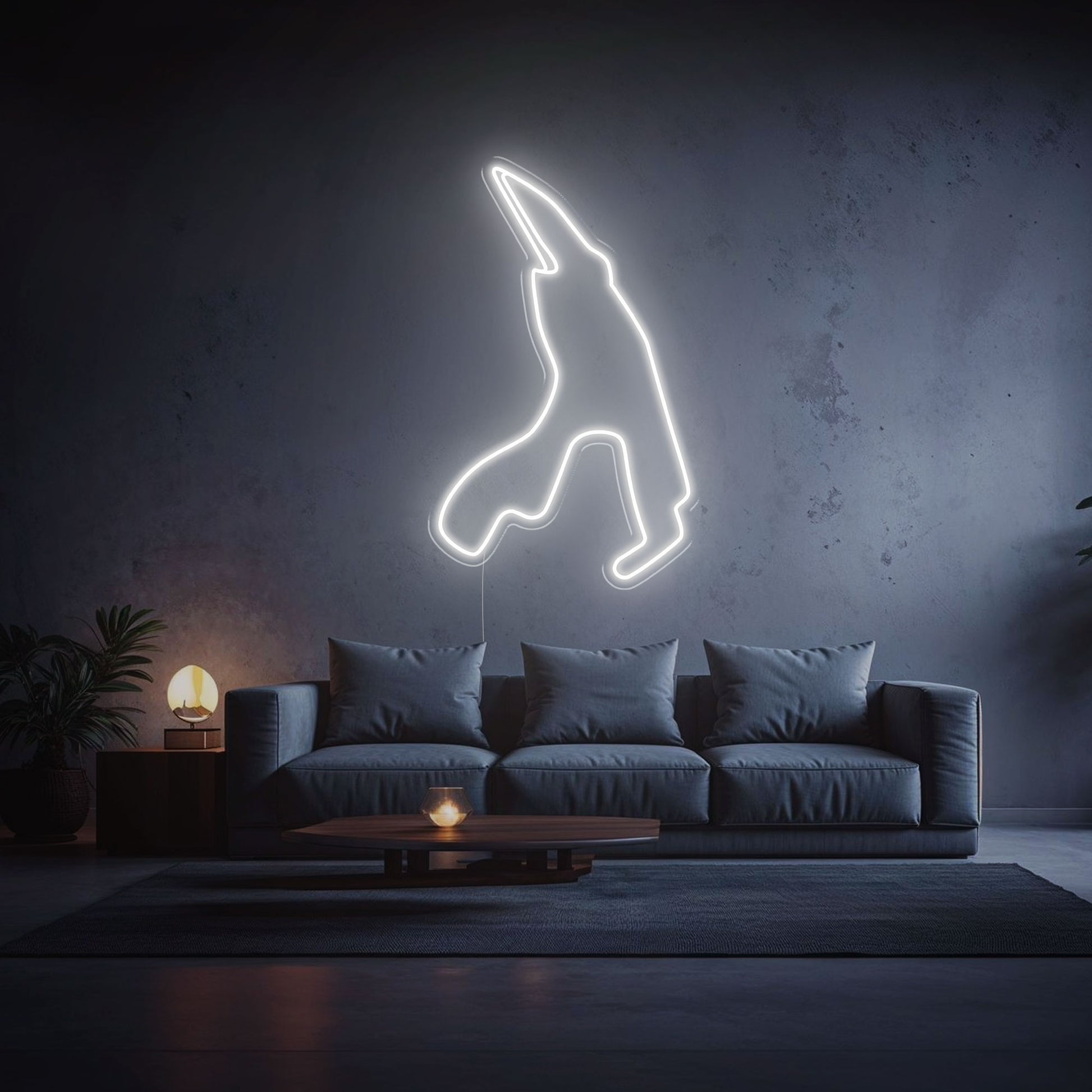 Neon Circuit de Spa-Francorchamps  blanc