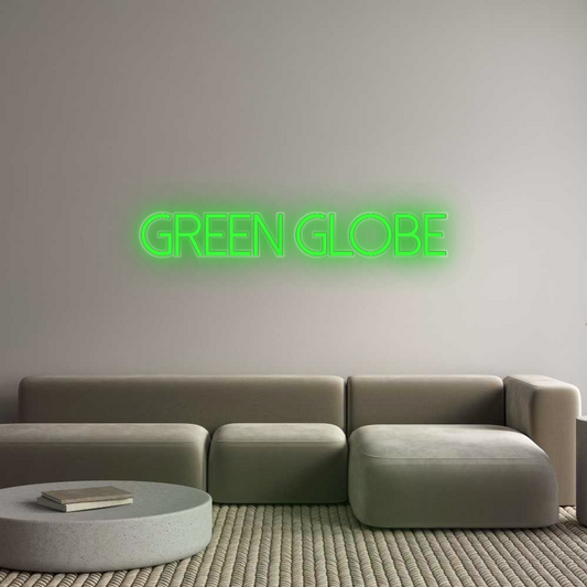 Configurateur Néon Personnalisé Green Globe