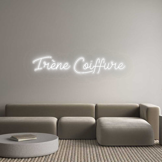 Configurateur Néon Personnalisé Irène Coiffure