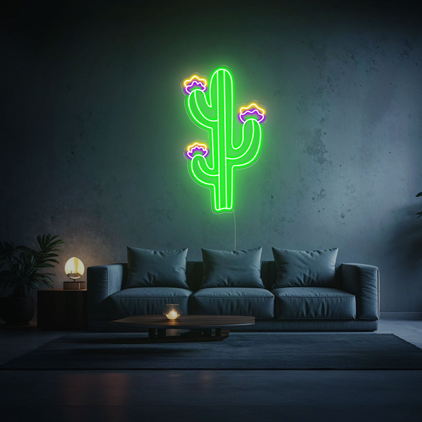 néon led cactus