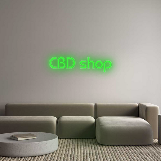 Configurateur Néon Personnalisé CBD shop