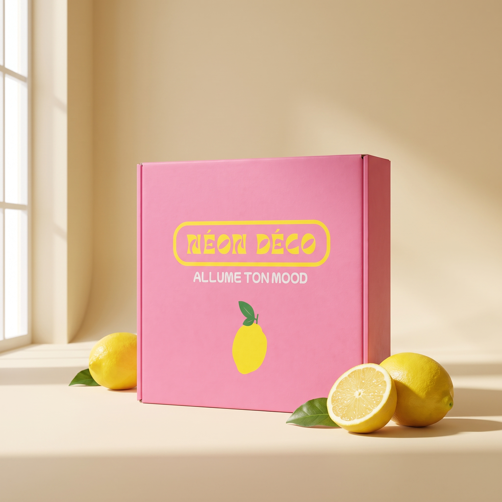 Néon Limone – Mini néon citron jaune 🍋