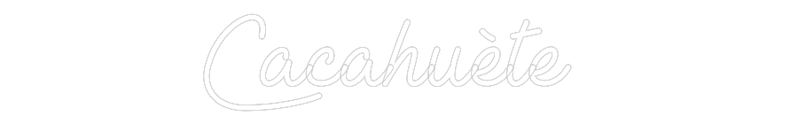 Configurateur Néon Personnalisé Cacahuète