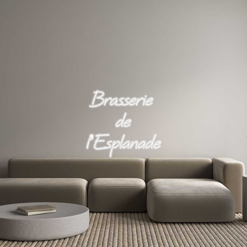 Configurateur Néon Personnalisé Brasserie
 d...