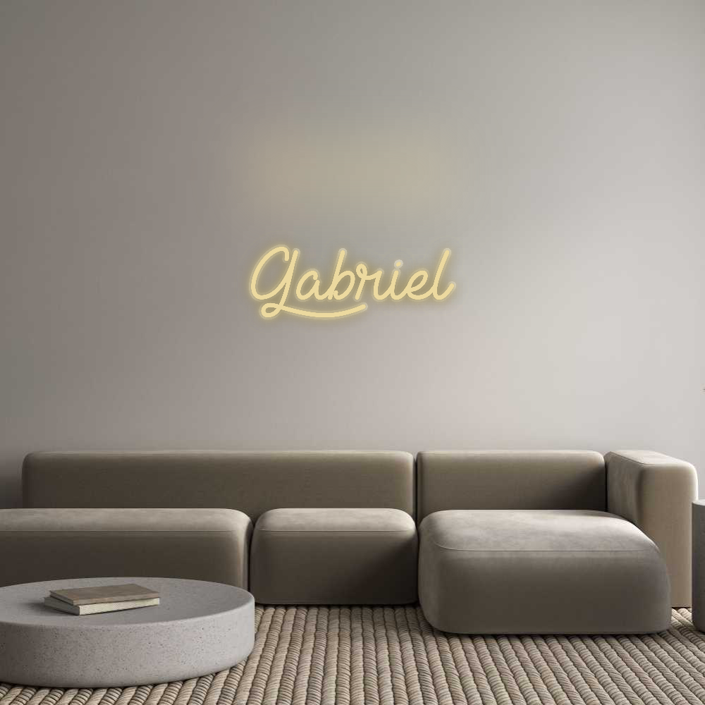 Configurateur Néon Personnalisé Gabriel
