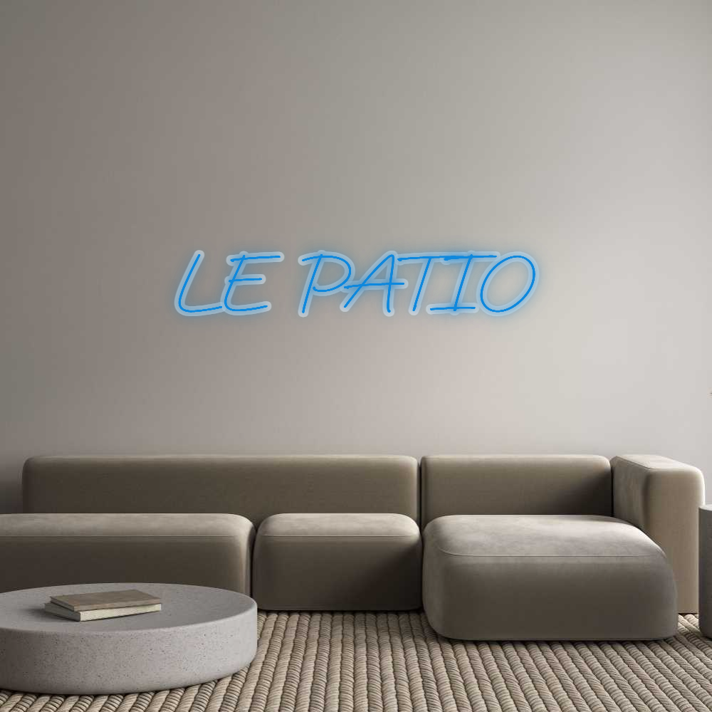 Configurateur Néon Personnalisé LE PATIO