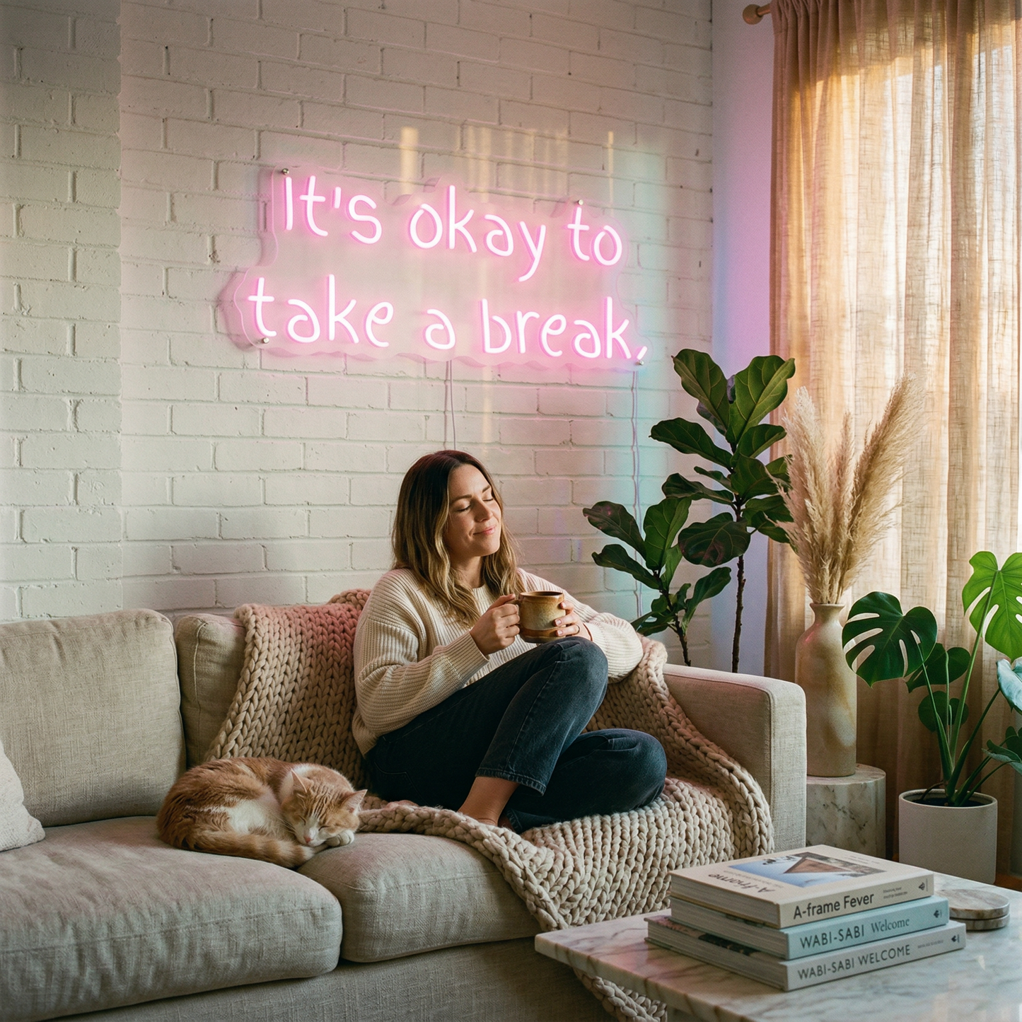 Néon It's Okay To Take A Break