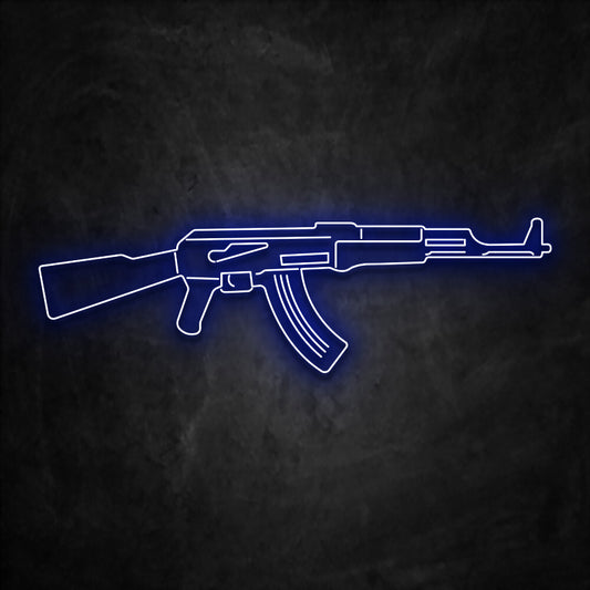 neon AK47 bleu