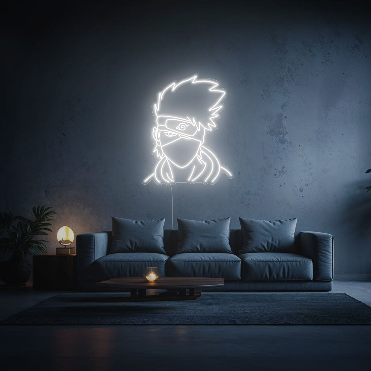 neon Kakashi Hatake blanc