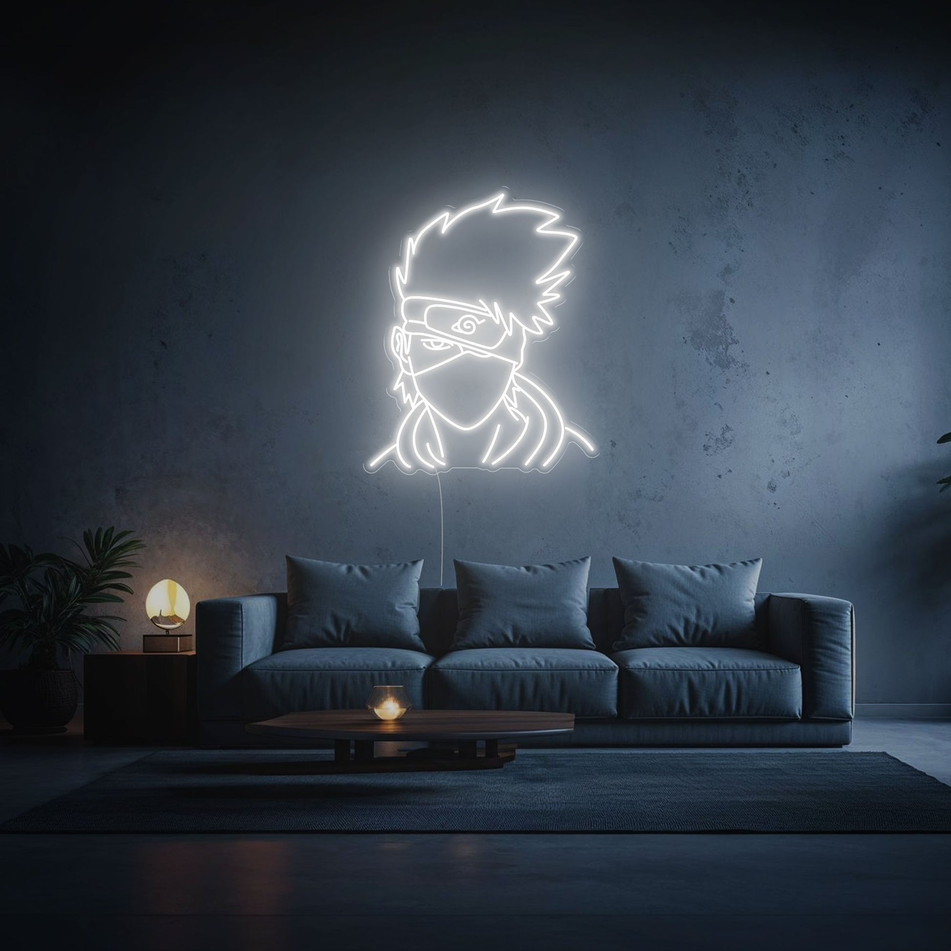 neon Kakashi Hatake blanc