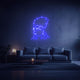 neon Kakashi Hatake bleu