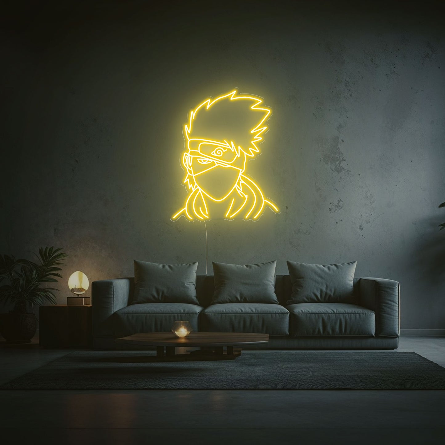 neon Kakashi Hatake jaune