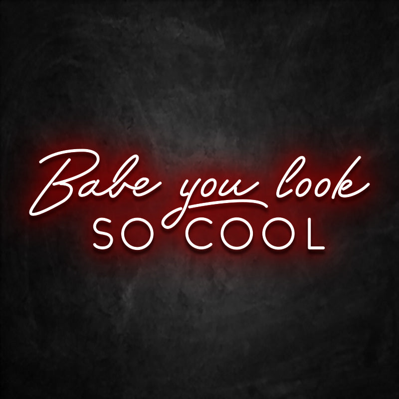 neon babe you look so cool rouge