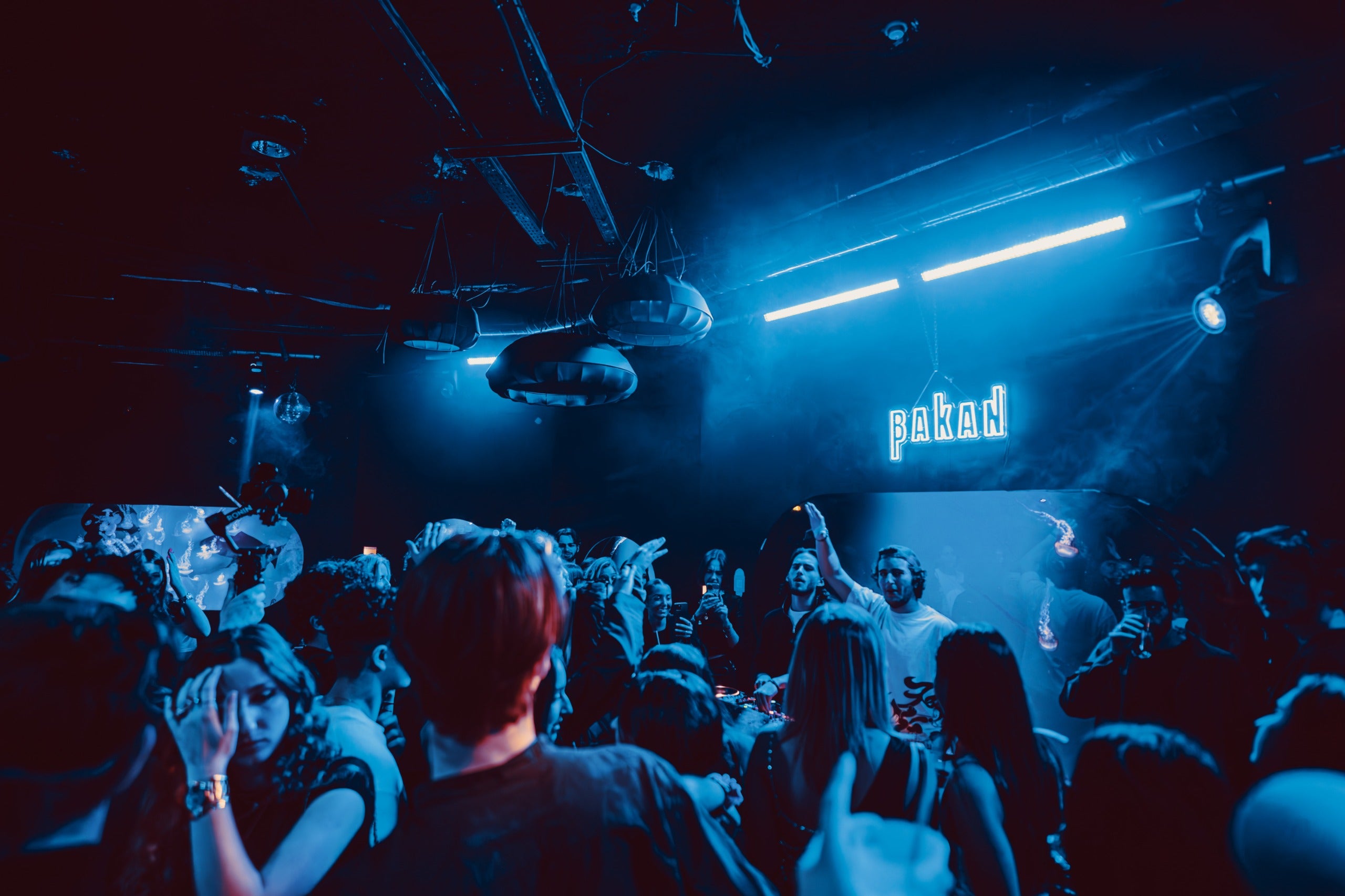 néon soiree bakan couleur bleu