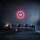 néon led captain america