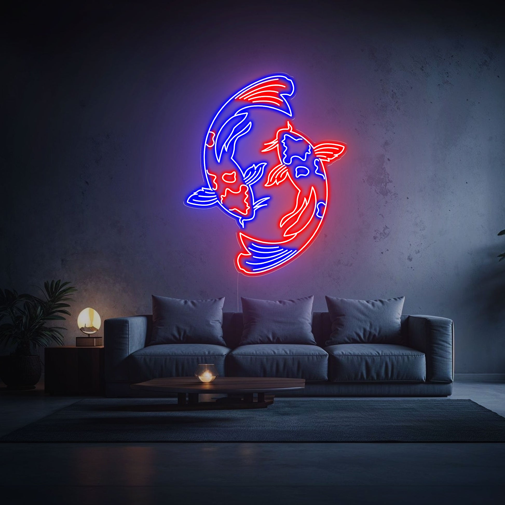 néon carpes japonaises koi