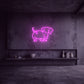 neon-chien-rose