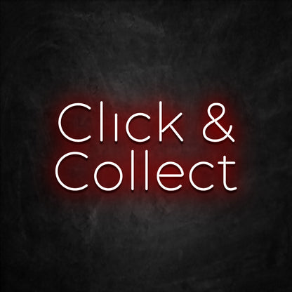 neon click & collect rouge