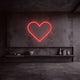néon coeur rouge