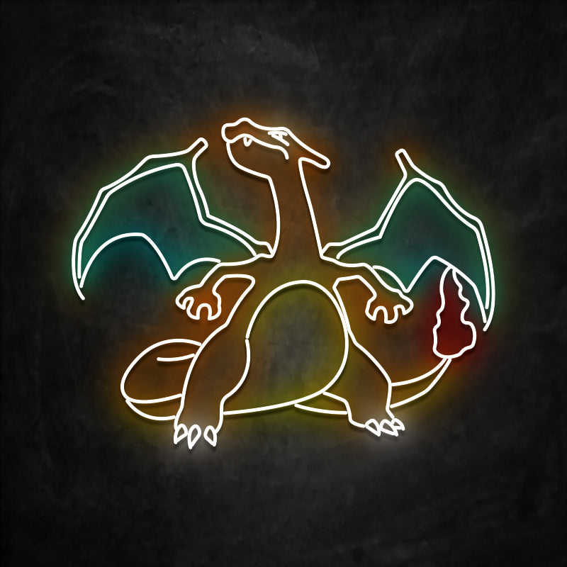 neon dracaufeu