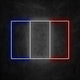neon drapeau france