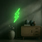 néon eclair vert