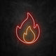 néon flamme led