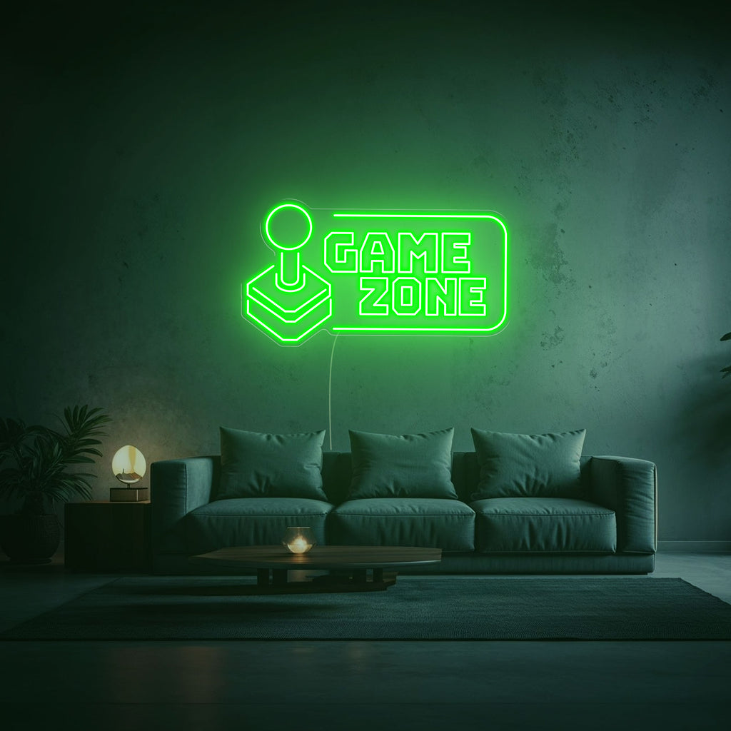 neon game zone vert