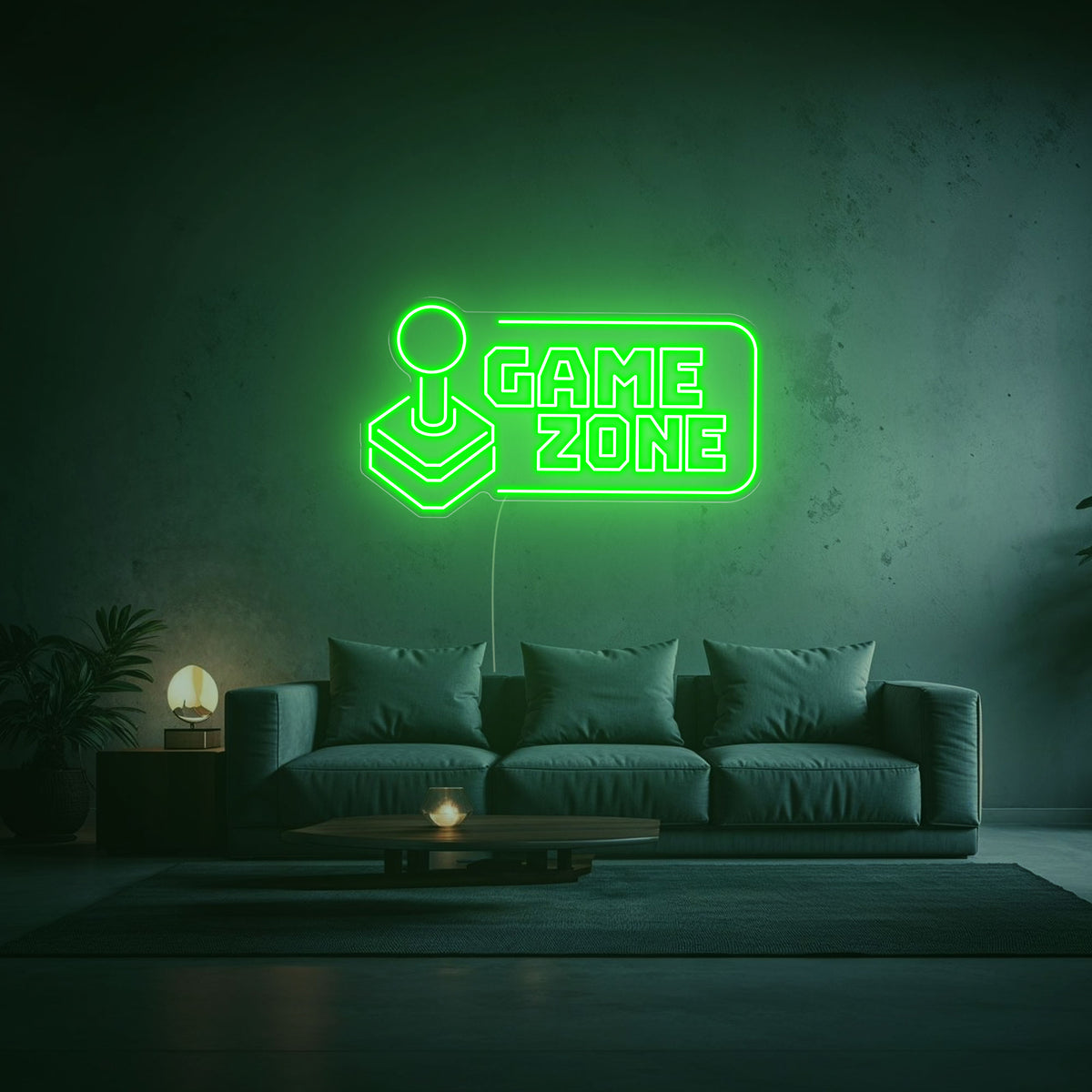 neon game zone vert