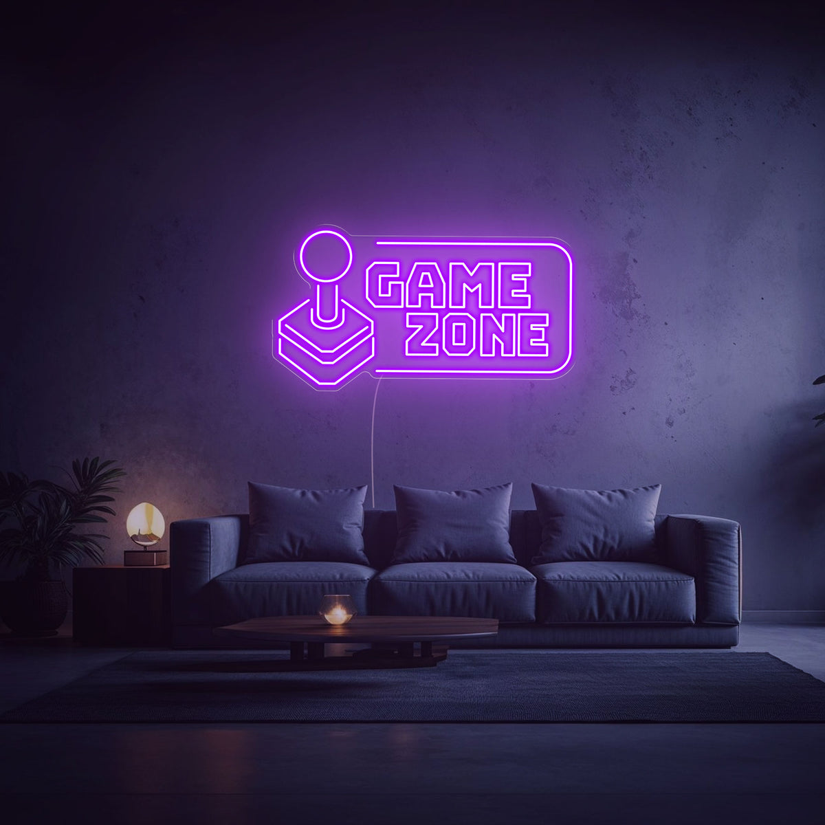 neon game zone violet