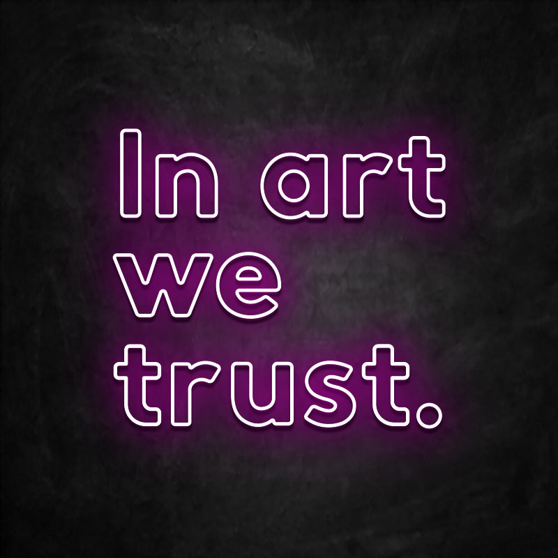 neon in art we trust rose