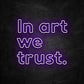 neon in art we trust violet