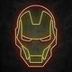 Néon Iron Man