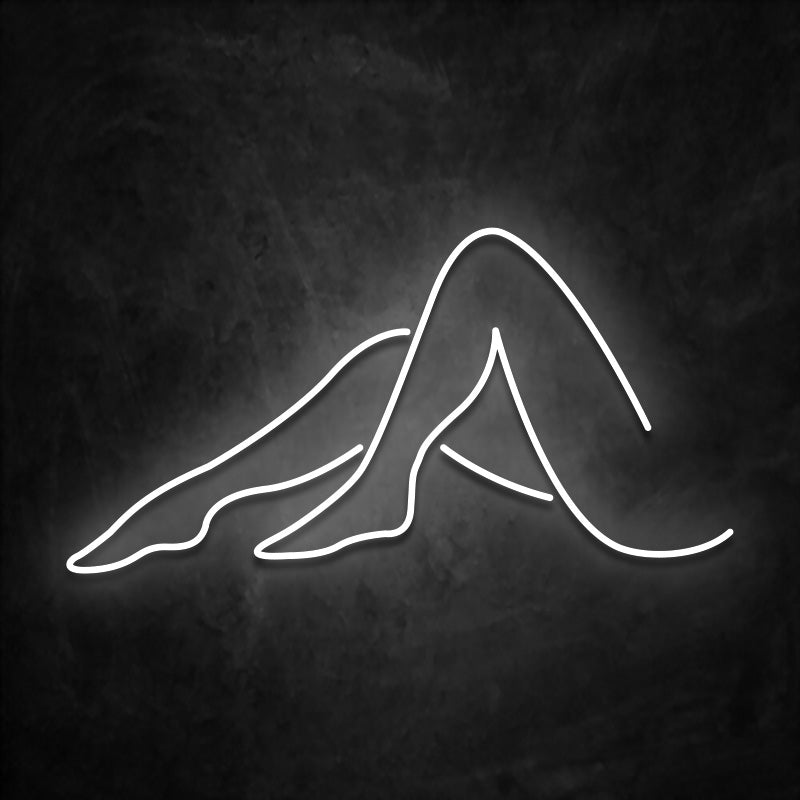neon-jambes-femme blanc