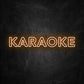 neon karaoke orange