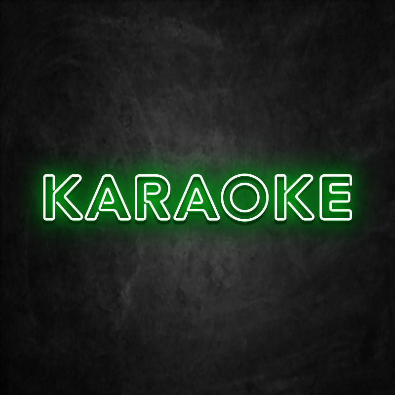 neon karaoke vert