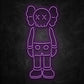 neon kaws violet