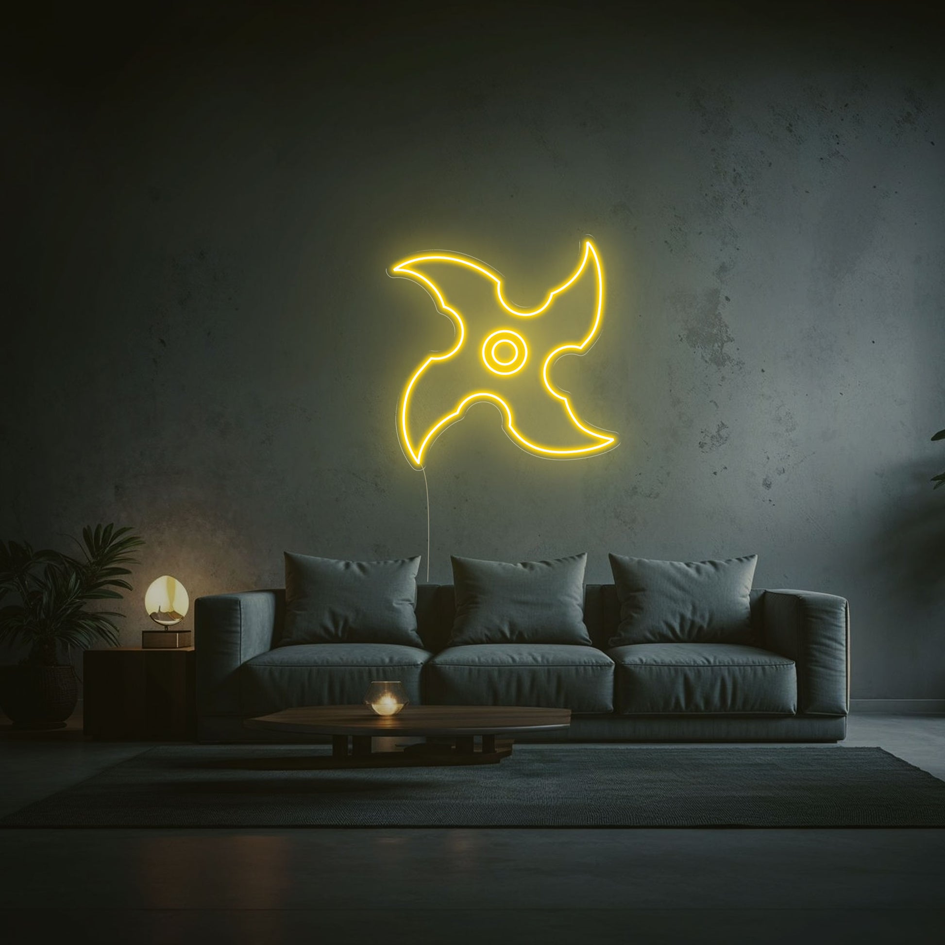 neon kunai jaune