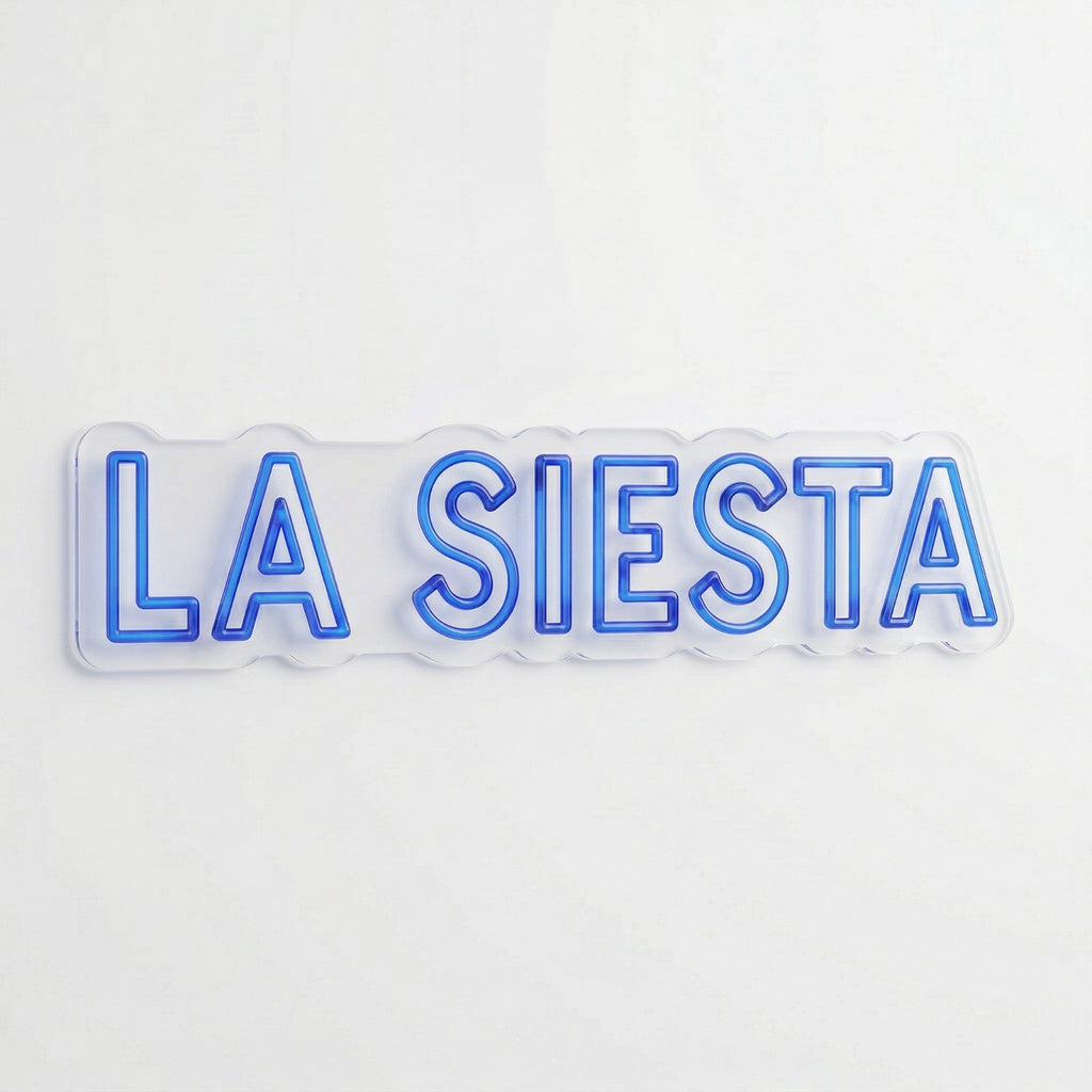 néon la siesta bleu